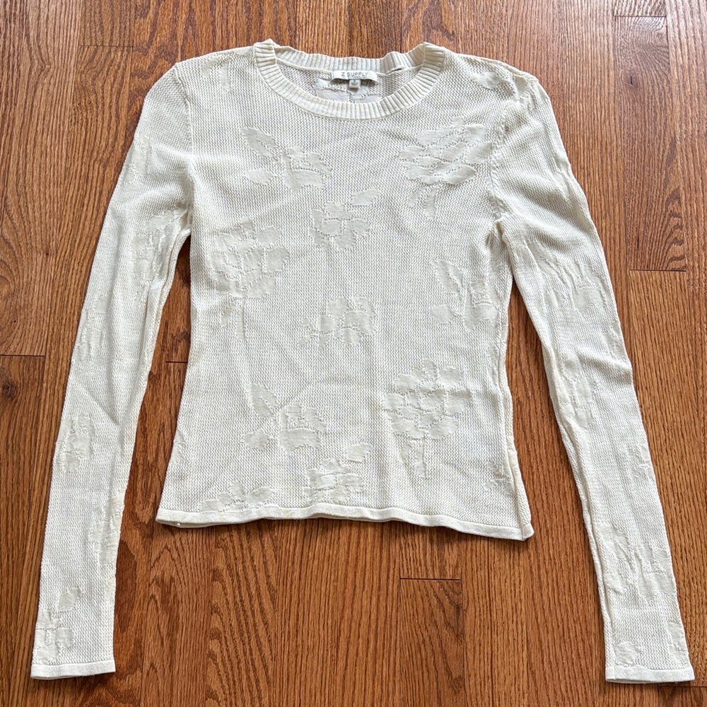 ZSupply Cream Knit Women's Top